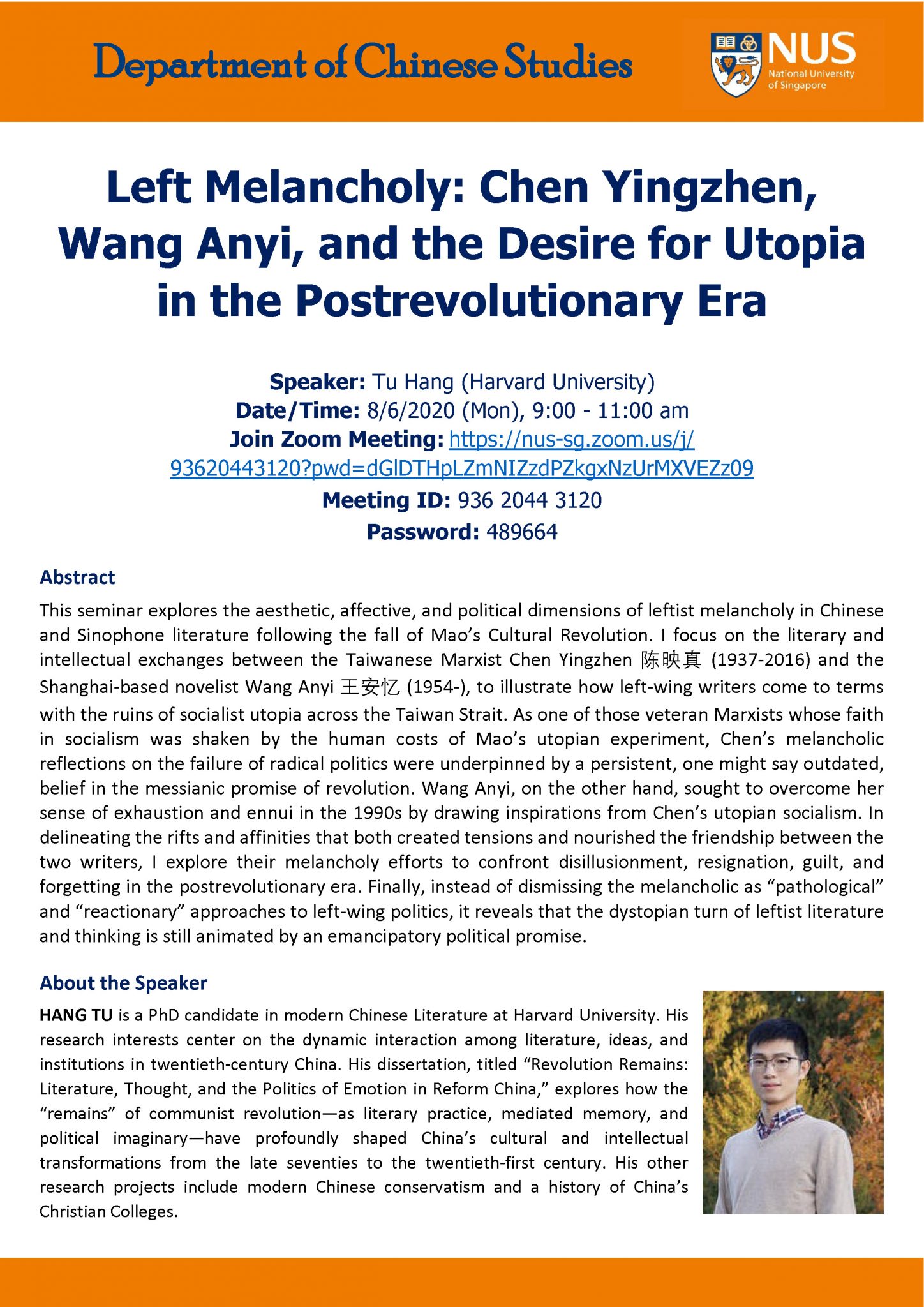 Left Melancholy Chen Yingzhen, Wang Anyi, and the Desire for Utopia in