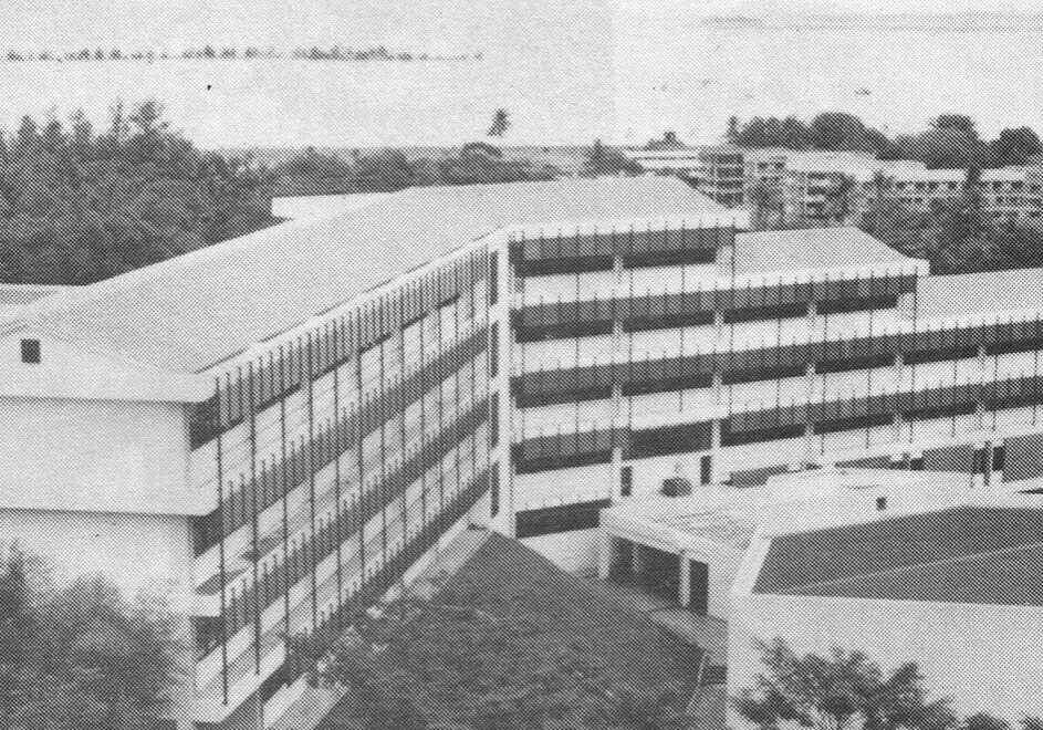 "New Outlook": the Department housed at the top two floors of Arts and Social Sciences 2, Kent Ridge.