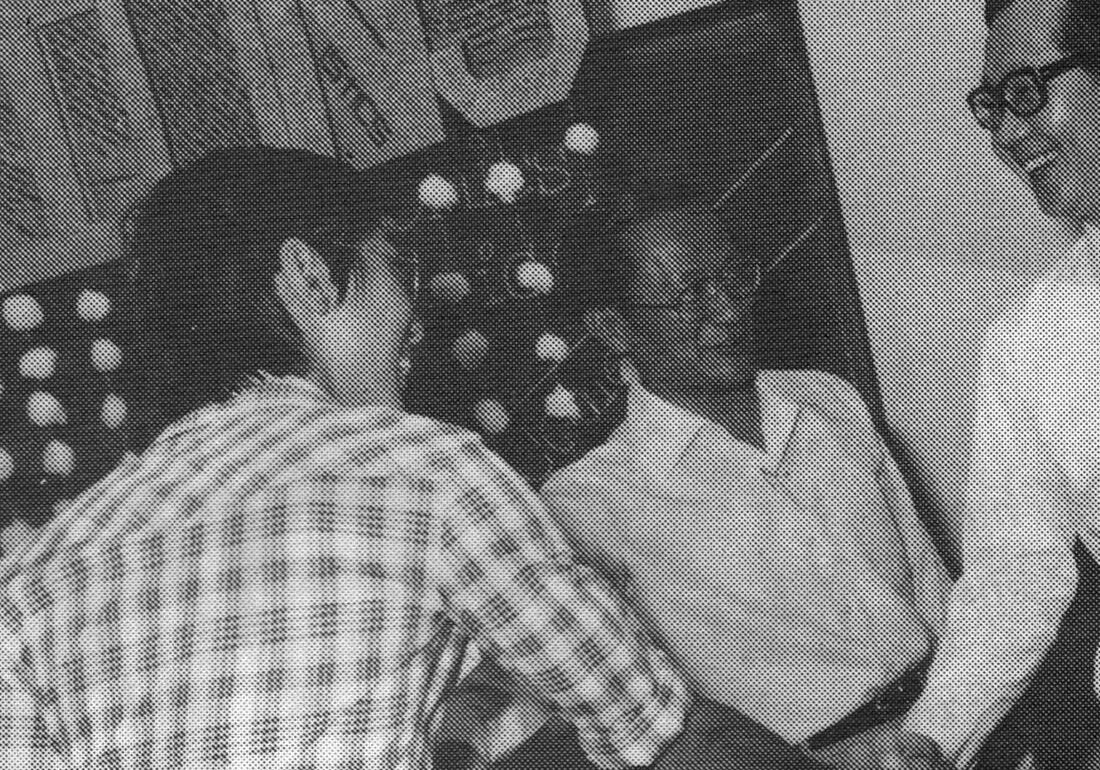The Vice-Chancellor and Dean at the Departmental Exhibition for Faculty Day, 1981.