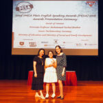 With teachers, Ms Yao Lingyun and Miss Karen Kang