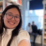 "My parents waiting for me, as they always do, at a bookshop! (Their faces have been blurred on request)"
