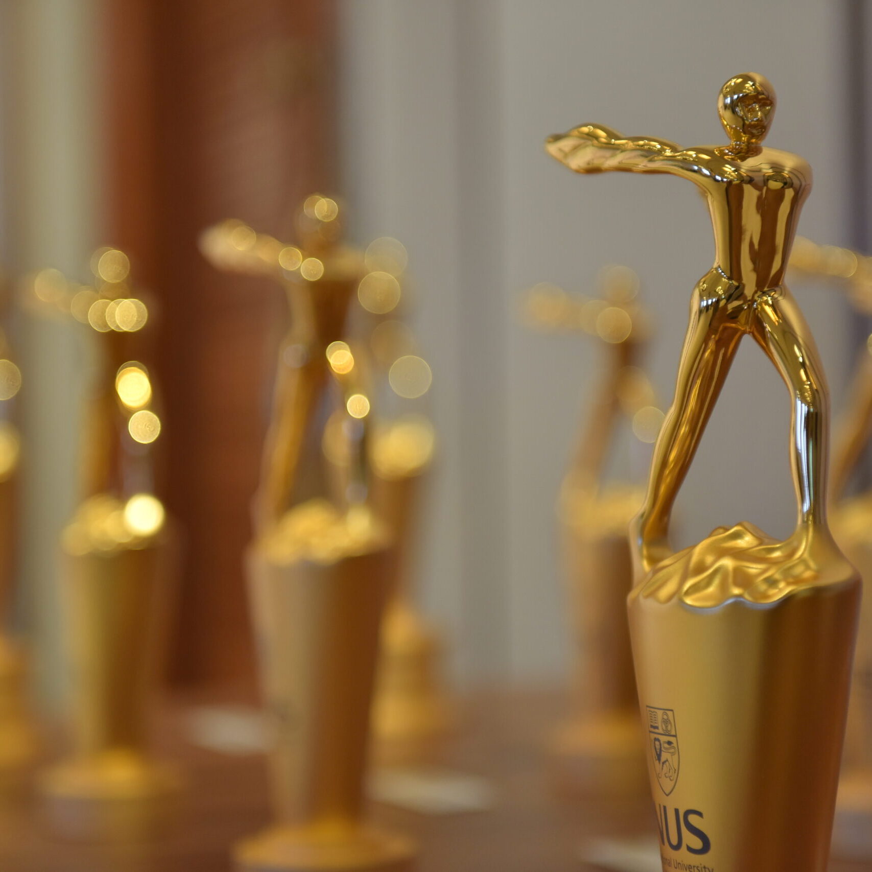 Symbolised by a statuette depicting a dynamic figure poised for flight, the NUS University Awards recognise excellence in education, research and service.