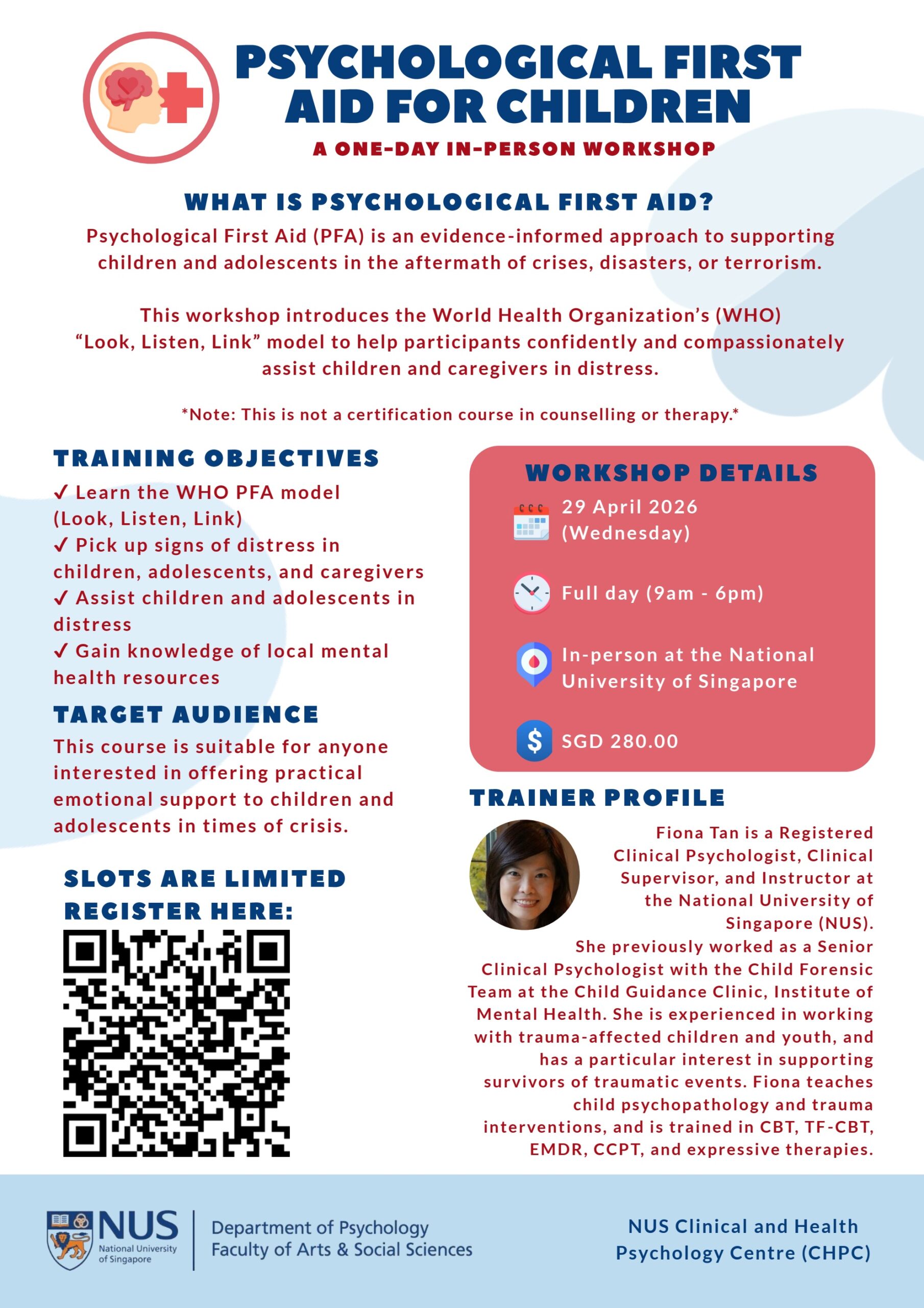 Psychological First Aid for Children 2026