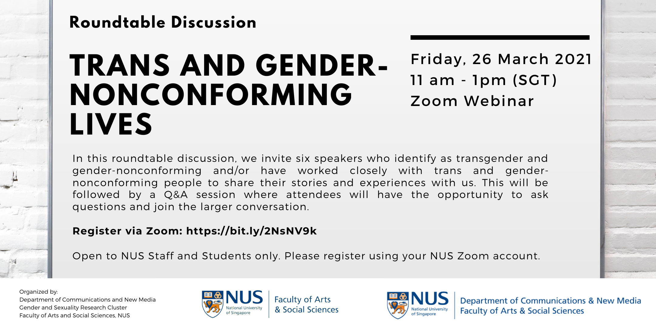 Trans and Gender-Nonconforming Lives