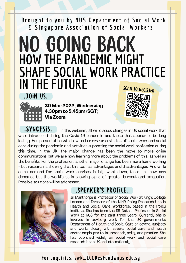No Going Back - how the pandemic might shape social work practice in the future