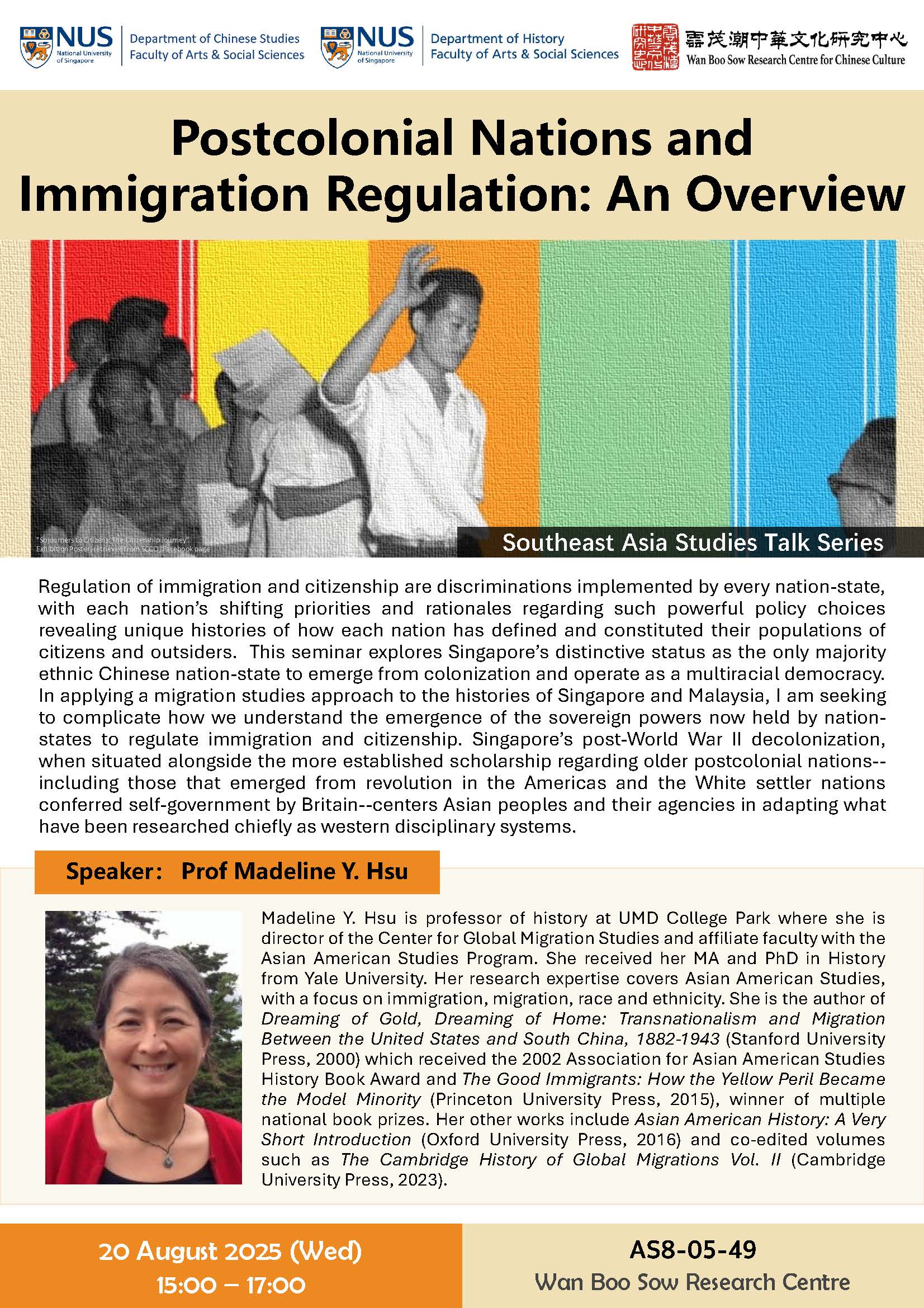 Prof Madeline Y. Hsu_Poster