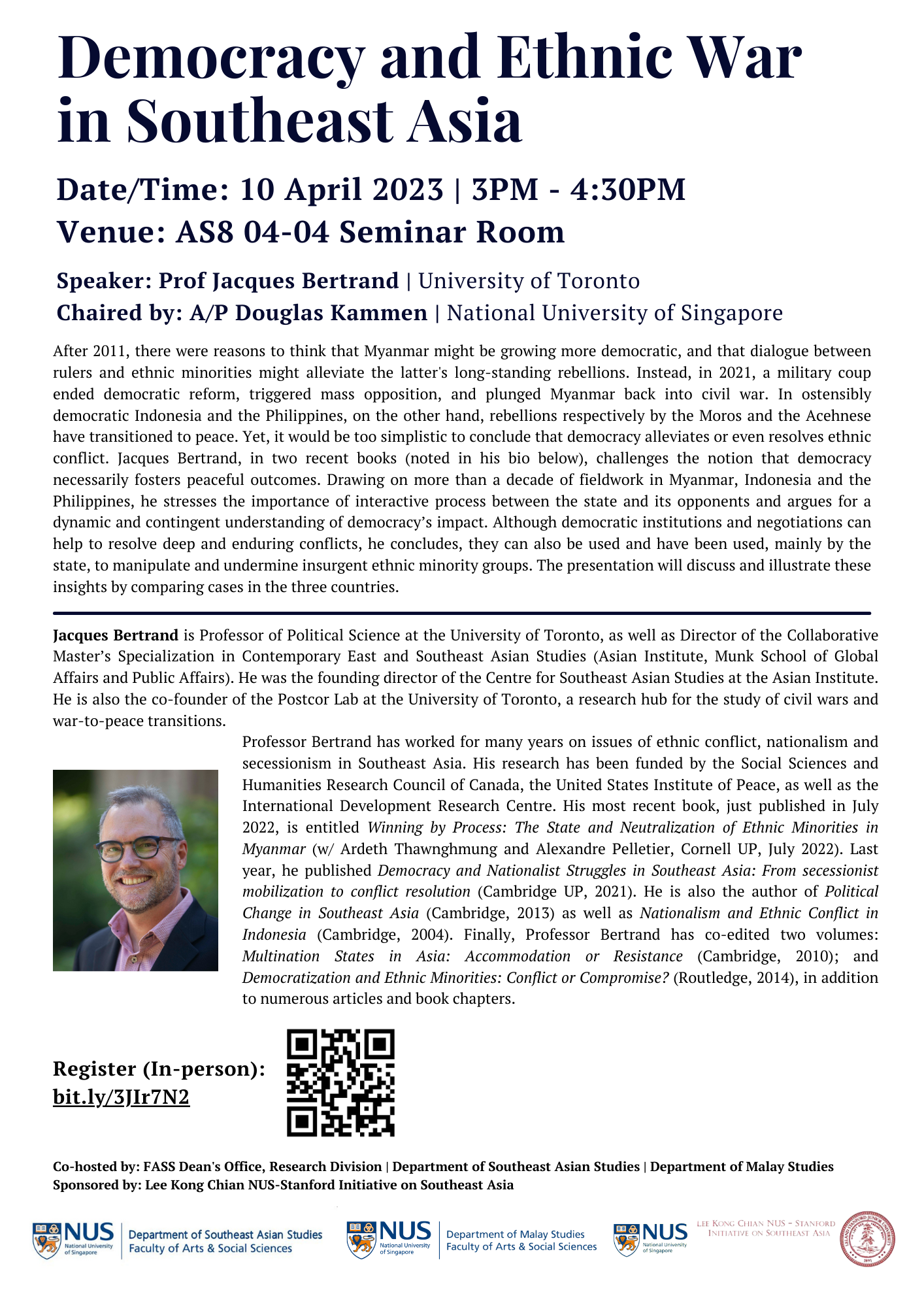 Democracy and Ethnic War in Southeast Asia
