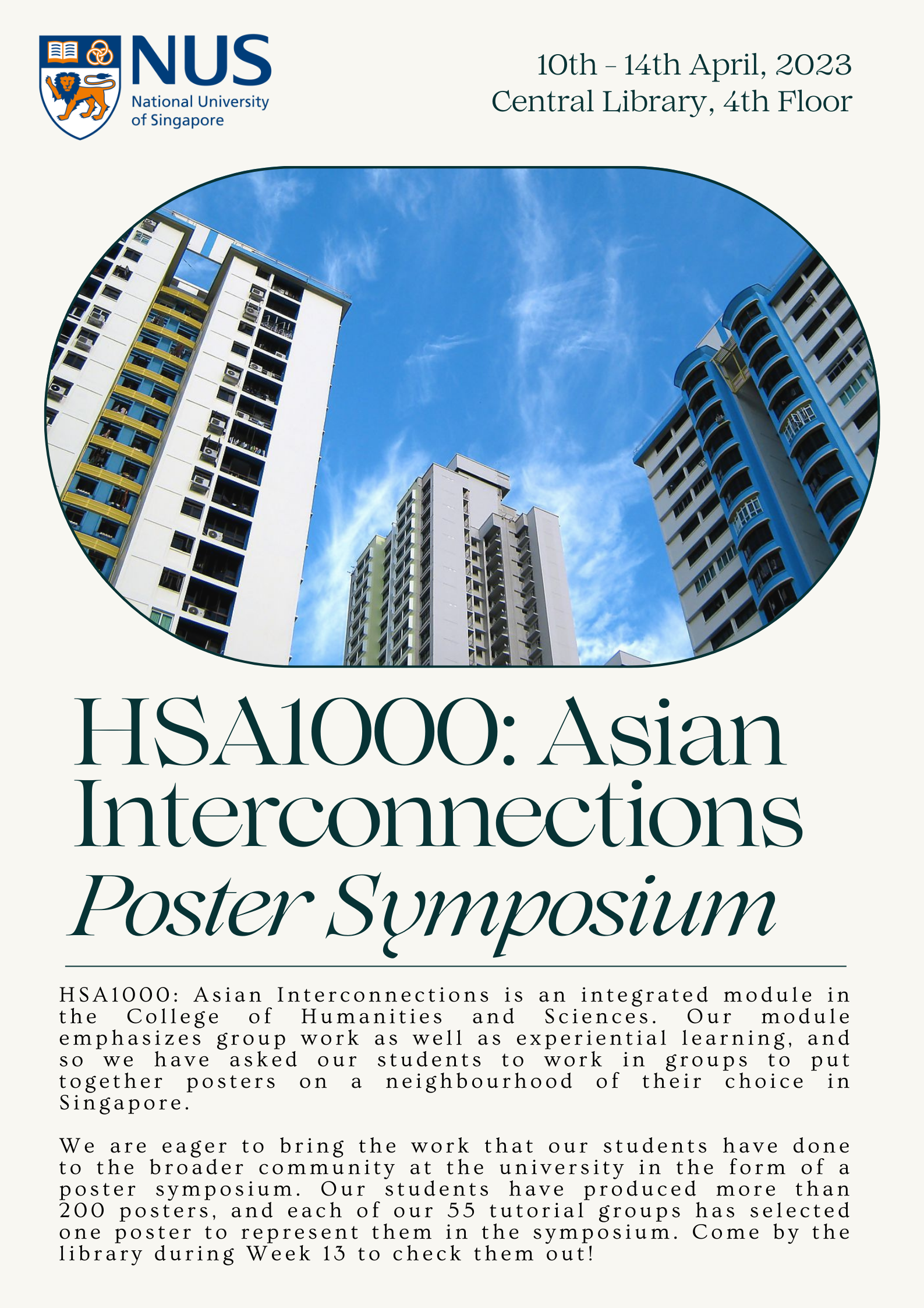 Poster symposium announcement