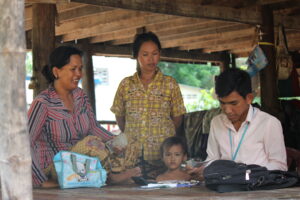 IPR staff working with clients in Takeo Province, Cambodia