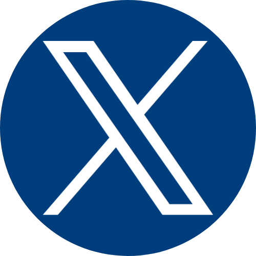 X logo rev white nus blue