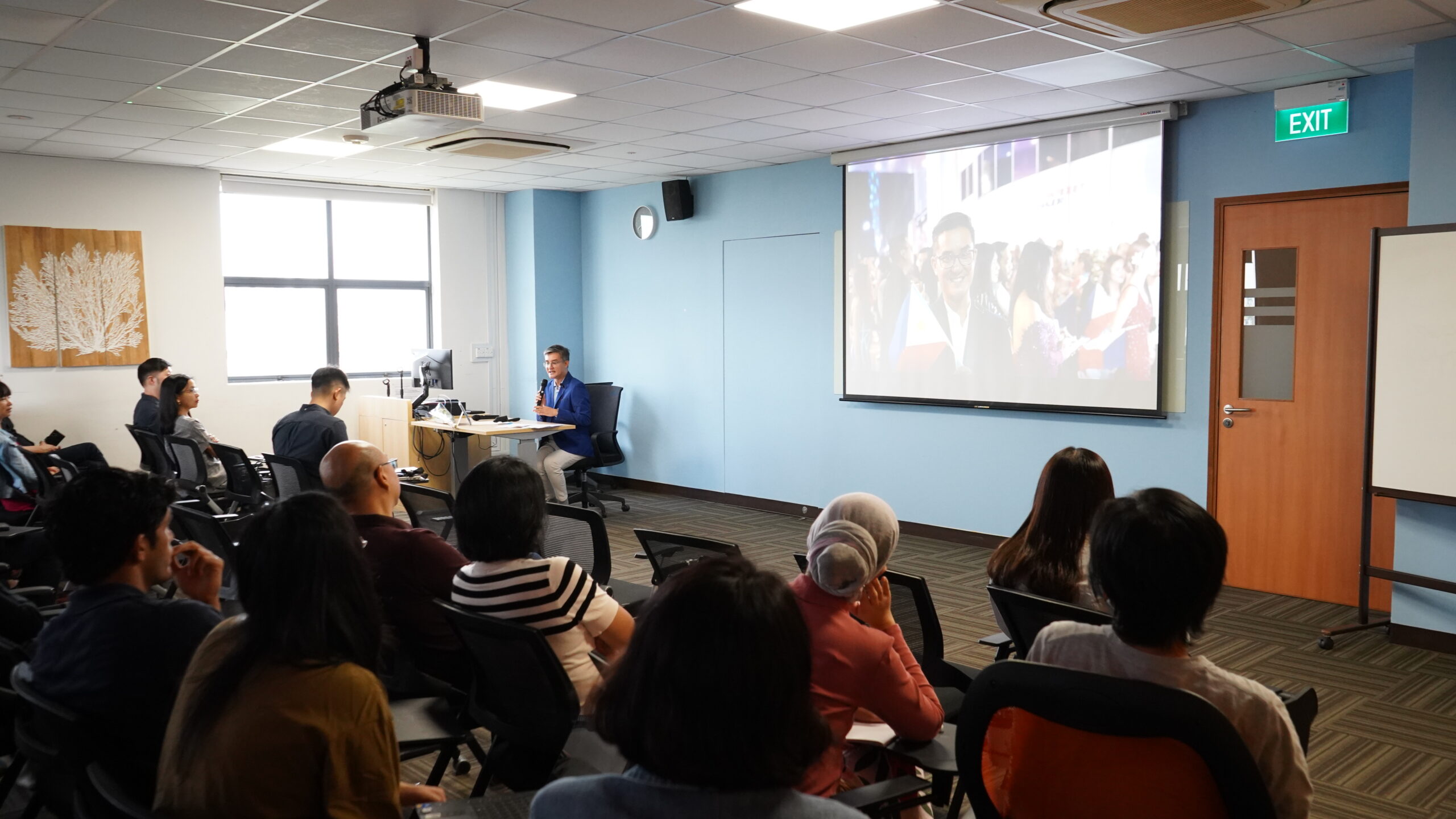 Dr. Gene S. Navera presenting 