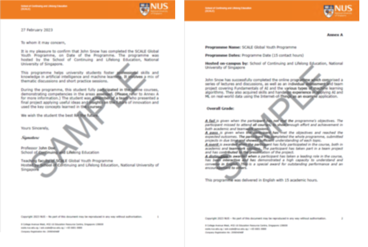 <b>Assessment Report</b>
A sample of assessment report.
