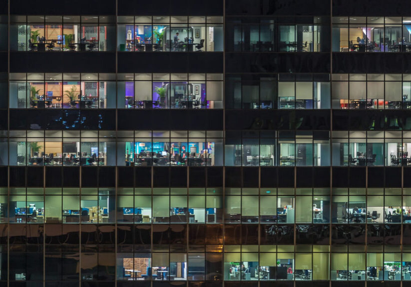 Singapore,-,Circa,Jan,2020:,Modern,Office,Building,With,Big